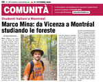 Da Vicenza a Montreal studiando le foreste